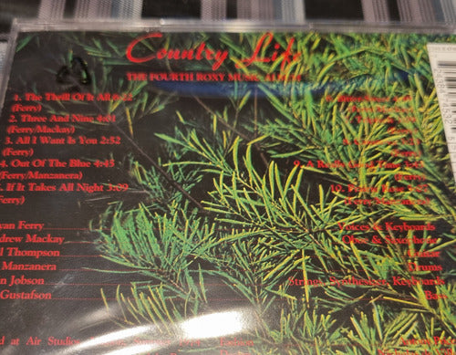 Roxy Music - Country Life - CD Remaster Importado Cerr Hdcd 2