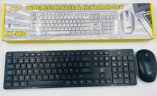 Combo Teclado Y Mouse Inalámbrico Dpi Regulable Jx-k90 3