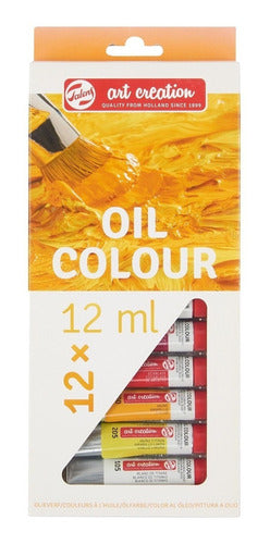 Set of Talens Art Creation Oil Paints x12 12ml Pots from Holland 0