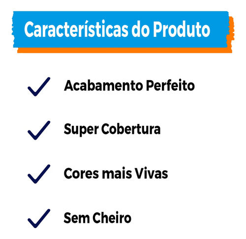 Tinta Acrílica Decora Matte - Pêssego Mesclado 3,2l 4