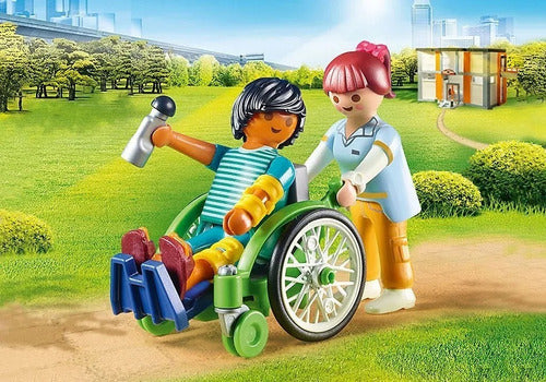 Playmobil City Life Patient Wheelchair Sharif Express 1