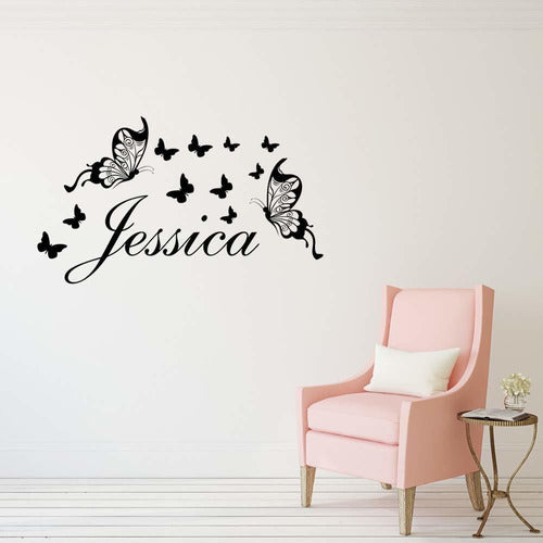 Vinilo Decorativo Pared [1f9zgqte] Jessica Nombre 1