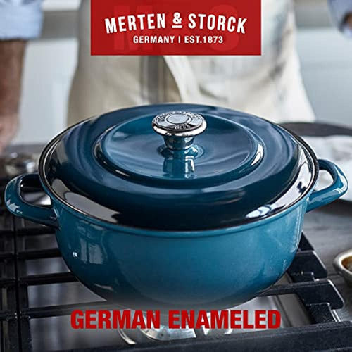 Merten & Storck 5.3QT Round Dutch Oven with Lid 1