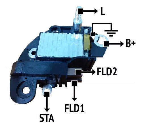 Magneti Marelli Regulador De Voltaje Alternador M.marelli Rnm 390879 0