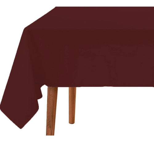 Tropical Mechanical Anti-Stain 2.00x2.00 Tablecloth in Various Colors 11