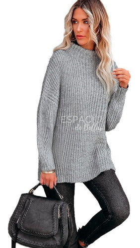 Maxi Women's Sweater - Sienna Model - Espacio De Bellas 16