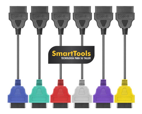 Smart Tools Complete Multiscan Adapter Kit with 6 Color Cables 2