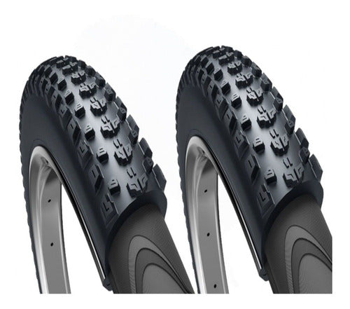 Obor Jumping Hare 29 x 2.25 Kevlar Bicycle Tire Kit - Set of 2 0