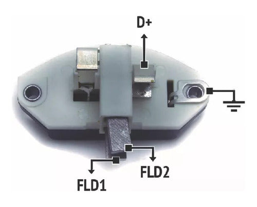 Bosch Voltage Regulator Mercedes Benz 912 - 709 - L0812 2