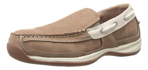 Rockport Work Women's Sailing Club Rk673 Work Shoe, Tan/crea 0