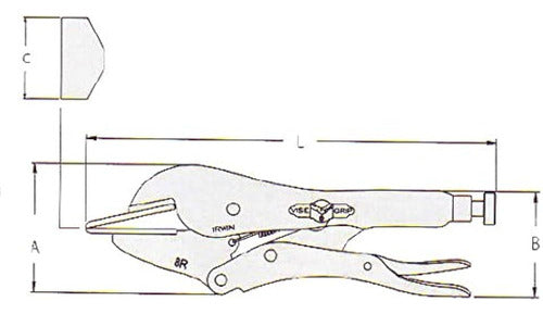 Alicates De Bloqueo Originales Irwin Vise-grip / Herramienta 1