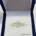 Anillo Compromiso Solitario De Oro 18k Y Zirconia 4