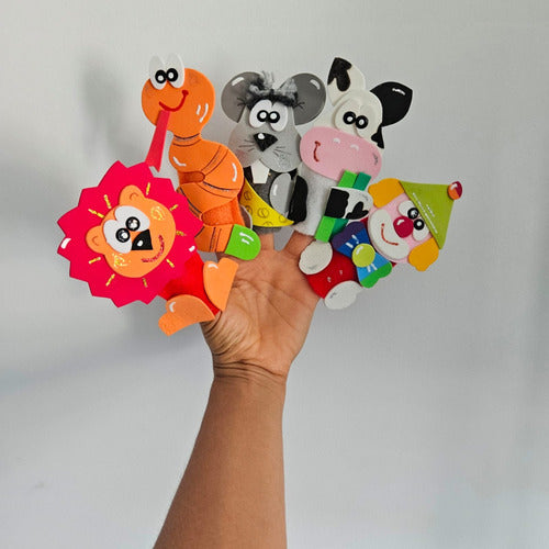 Din Don Animal Finger Puppets - Pack of 10 Units Set 2 5