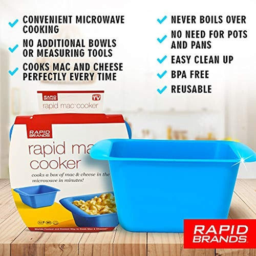 Rapid Brands Quick Mac Cooker | Microwave Macaroni and Cheese in 5 Minutes 2