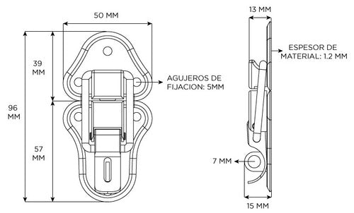 Penn Elcom Cierre Rapido Exterior Rack Anvil L0565 1