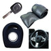 NL Steering Wheel Cover + Silicone Key Case - VW Voyage - Black 0