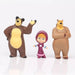 MyO Masha And The Bear Mini Action Figures Set 3