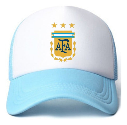 EXXE GRAFICA 20 Trucker Caps Argentina AFA Messi World Champion Soccer 0