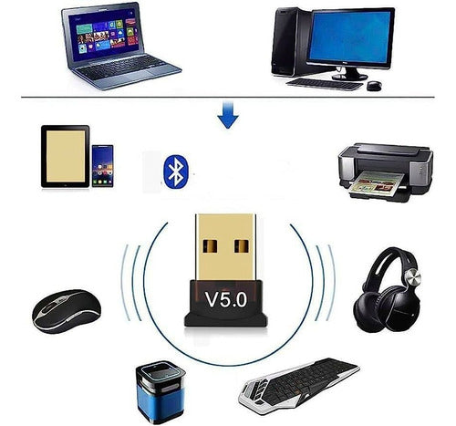 Adaptador Usb Bluetooth Para Pc 5.0 4