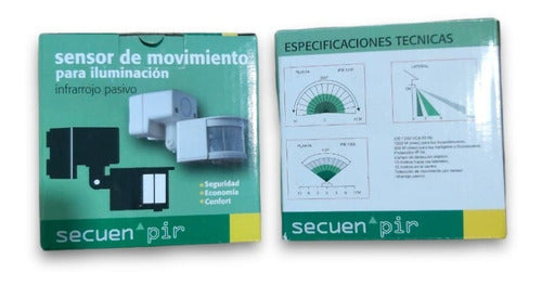 Sensor Secuen Sensor De Movimiento 110° Apto Led Ipb-1000 2