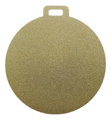 Sublimatable MDF Medals 3mm with Glitter Pack of 20 Units 2