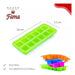 Cookstyle Silicone Ice Cube Tray Set x3 - 12 Cube Capacity - Perfect for Ice, Gelatin, Chocolate, and More 1