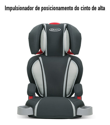 Cadeira De Carro Infantil 2 Em 1 Turbobooster Cinza - Graco 1