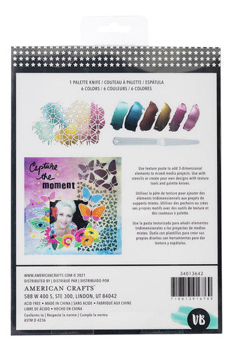 Vicki Boutin Set 6 Metallic Pastes Sweet Rush - Mosca 1