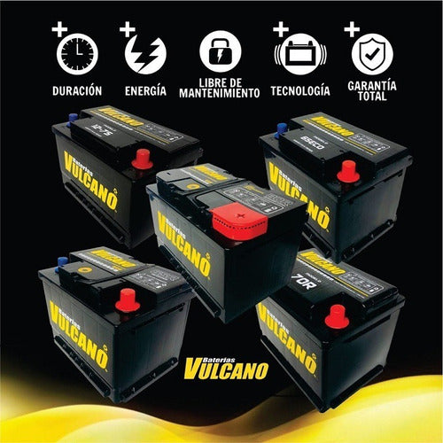 Vulcano Battery 12x110 110Ah for Vans, Trucks, Tractors 3
