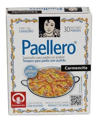 Tempero Para Paella Com Açafrão Carmencita (20g) 0