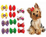 Masue Pets 50pcs / 25pairs Various Dog Hair Bows Rhi 1