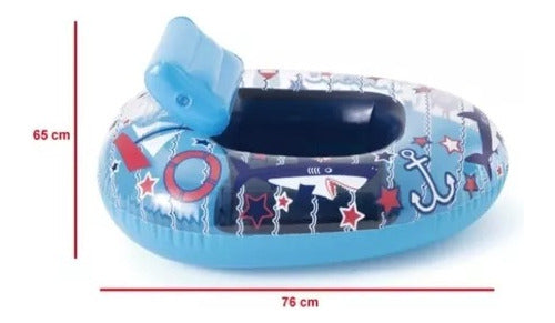 Bestway Inflatable Float Boat for Kids 76x65cm 1