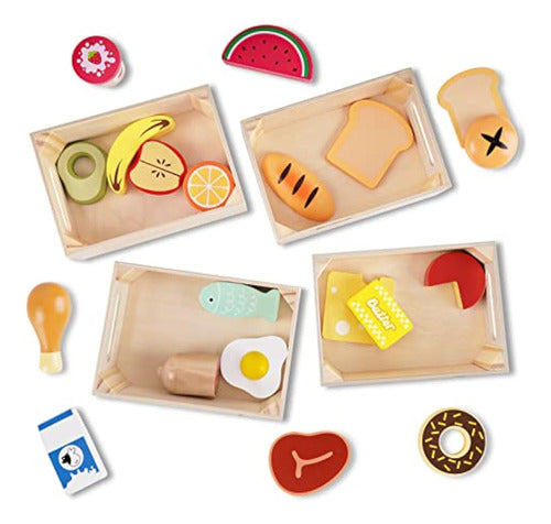 Grupos De Alimentos - Wooden Play Food Sets 2