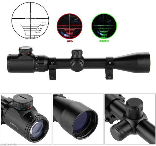 Marcool Optics 3-9x40 Illuminated Reticle Telescopic Sight with Mount 2