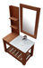 70cm Hanging Wood Vanity with Basin and Mirror - Free Shipping 96