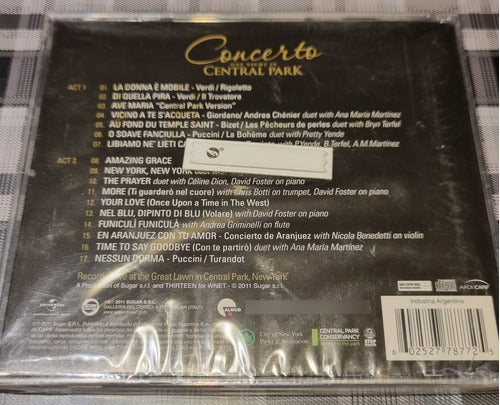 Andrea Bocelli - Concertó - Central Park - CD New #cdspaternal 1