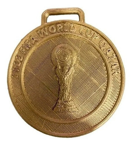 Pack X 5 Medallas Copa Del Mundo Futbol 0