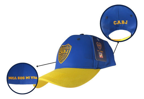 Gorra Fútbol Oficial De Boca Juniors 100% Xeneize 1