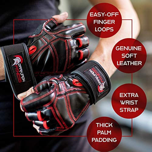 Dark Iron Fitness Weightlifting Training Gloves 1