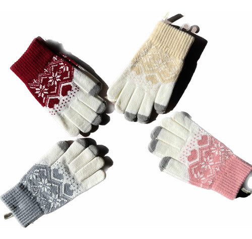 Golden Rose Guantes Lana Mujer 0