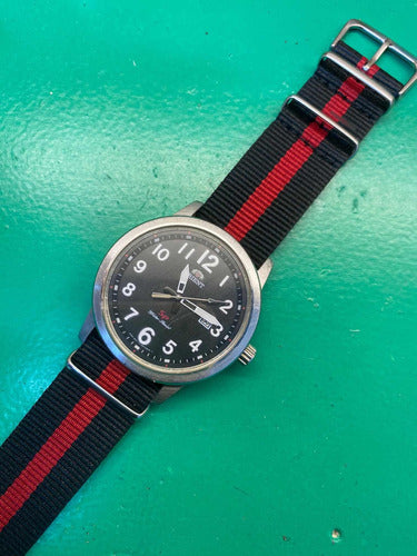 Premium 5 Black Gray Bond NATO Nylon Straps 5