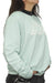 Kappa Logo Airi Crew Sweat Water Green 1