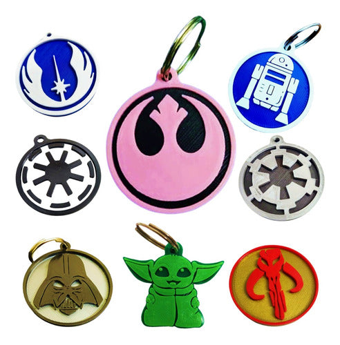 Star Wars Logo Pet ID Tag for Dogs and Cats 0