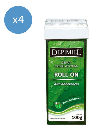 Depimiel Disposable Roll-On Wax Pack High Adherence 100g 0