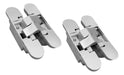 Bronzen Hidden Hinges Invisible Matte Steel 110mm X 1 Pair 0