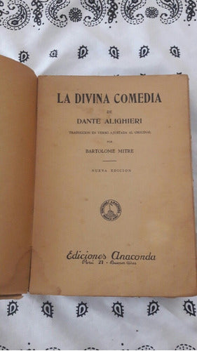 Libro La Divina Comedia Dante Alighieri 1