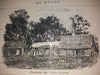 Periodico Ilustrado El Fogon 1901 Paisajes De Villa Colon 4