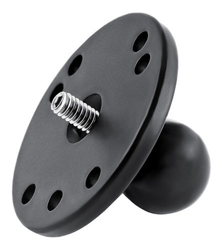 RAM® Ball Adapter with Round Plate and 1/4"-20 Threaded Stud 0