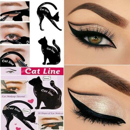 Magic Liquid Black Eyeliner with Cat Eye Stamp 2