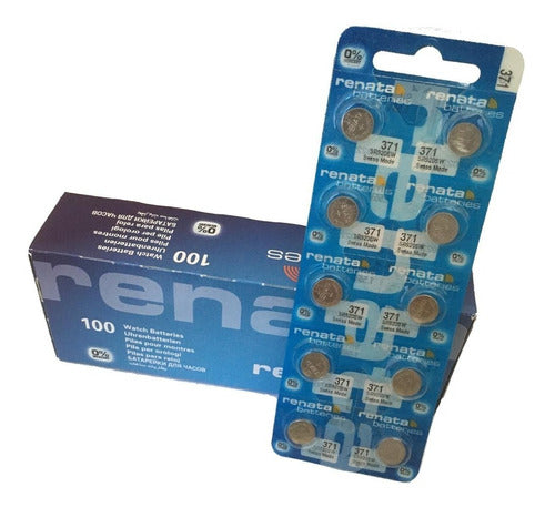 Renata 371 SR920SW Original Swiss Battery x 100 0